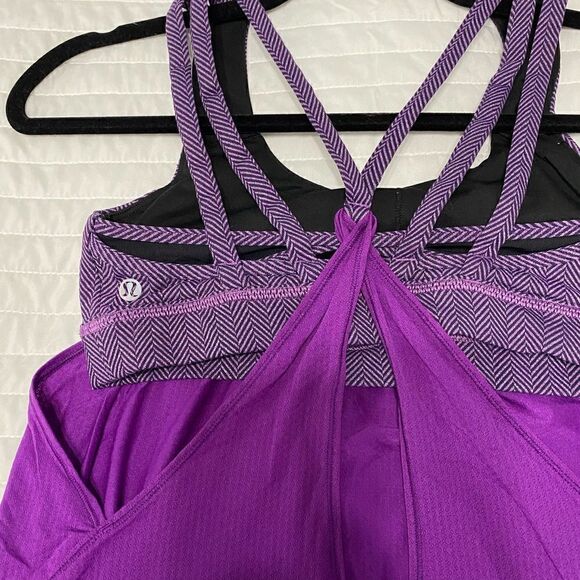 Lululemon Nouveau Limits Tank Built in Bra Women Size 6 - Picture 9 of 9
